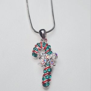 Gorgeous candy cane necklace